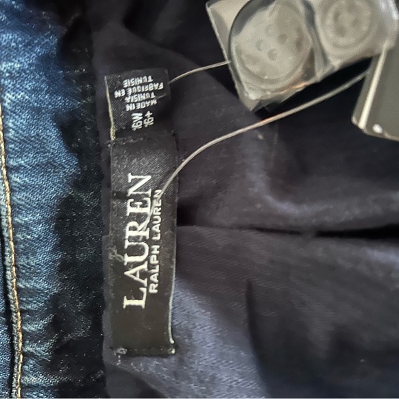 NWT Ralph Lauren Denim Blazer with Lace Accents - Picture 7 of 11